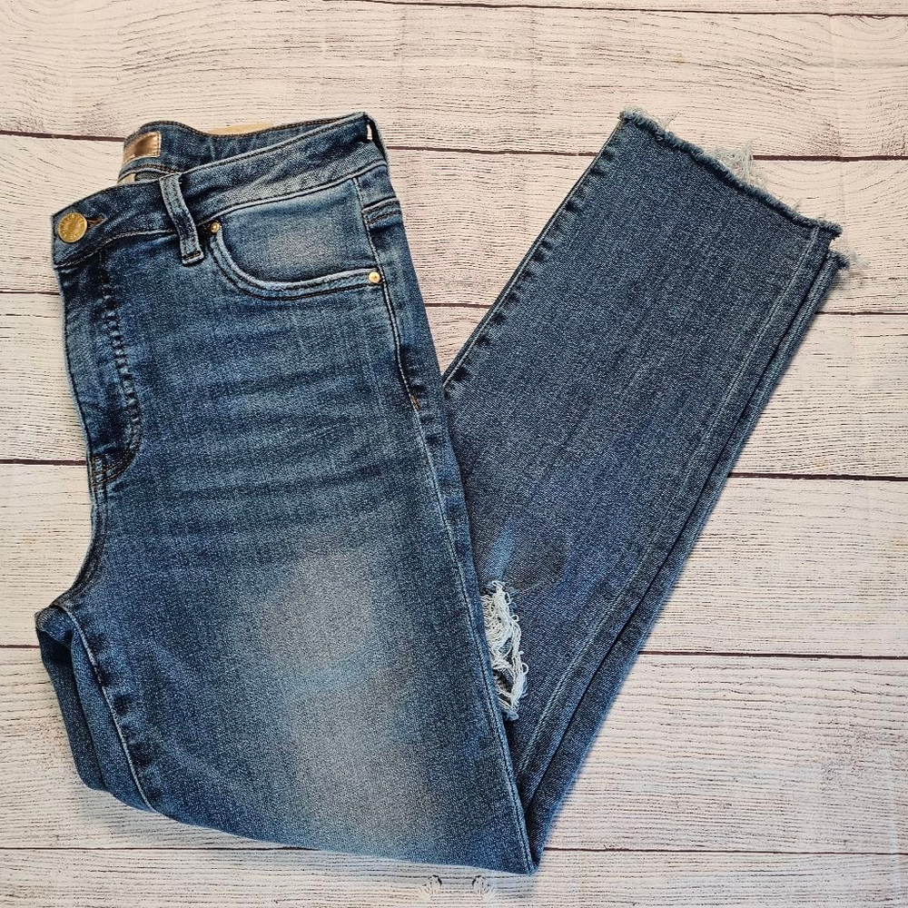 Kut from the kloth sz 8 reese fab ab straight leg denim jeans